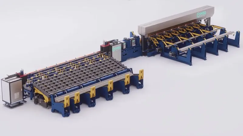 Industrial machine line
